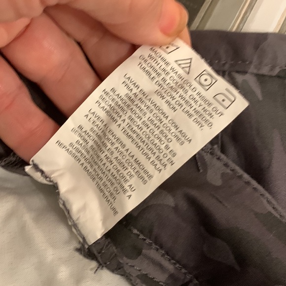 RIDERS BY LEE Camouflage Pattern Grey Utility Shorts Size 20W plus size - Picture 11 of 14